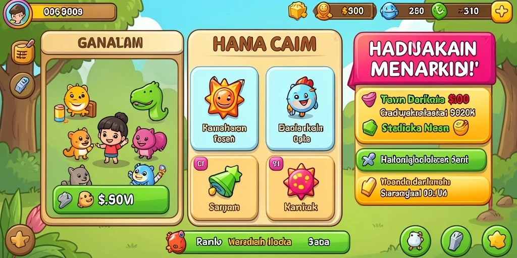 Tampilan antarmuka yang menarik dan mudah digunakan.