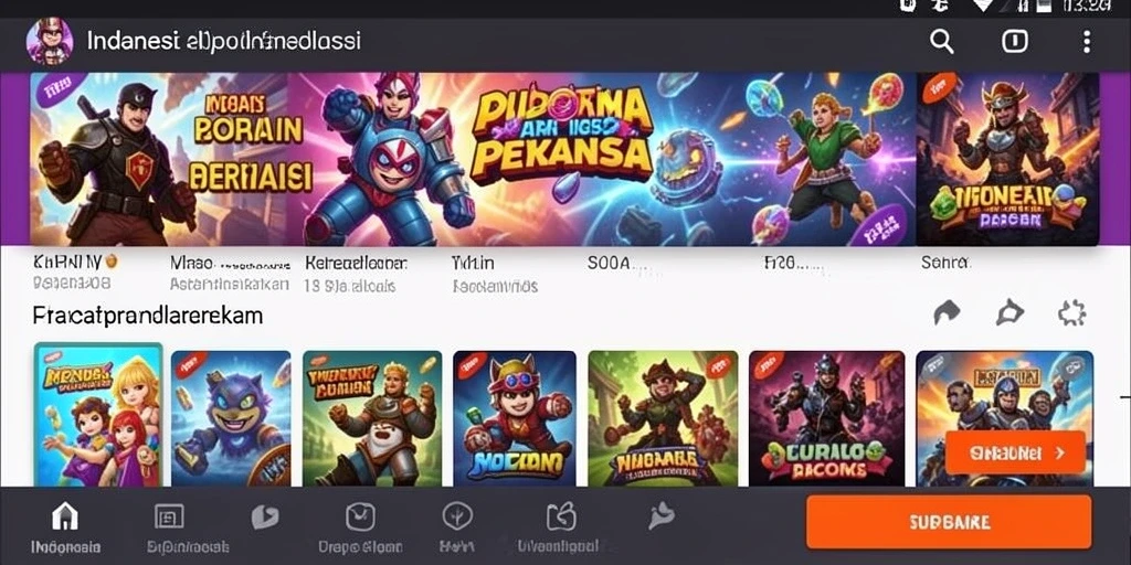 Tampilan awal game SARANAJITU yang menarik.