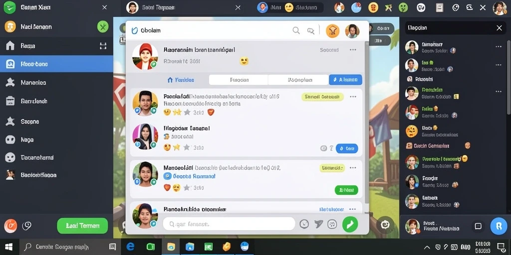 Tampilan antarmuka yang user-friendly.