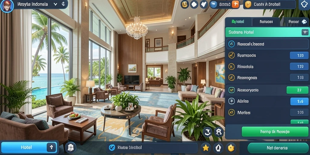 Tampilan antarmuka aplikasi yang modern dan menarik.